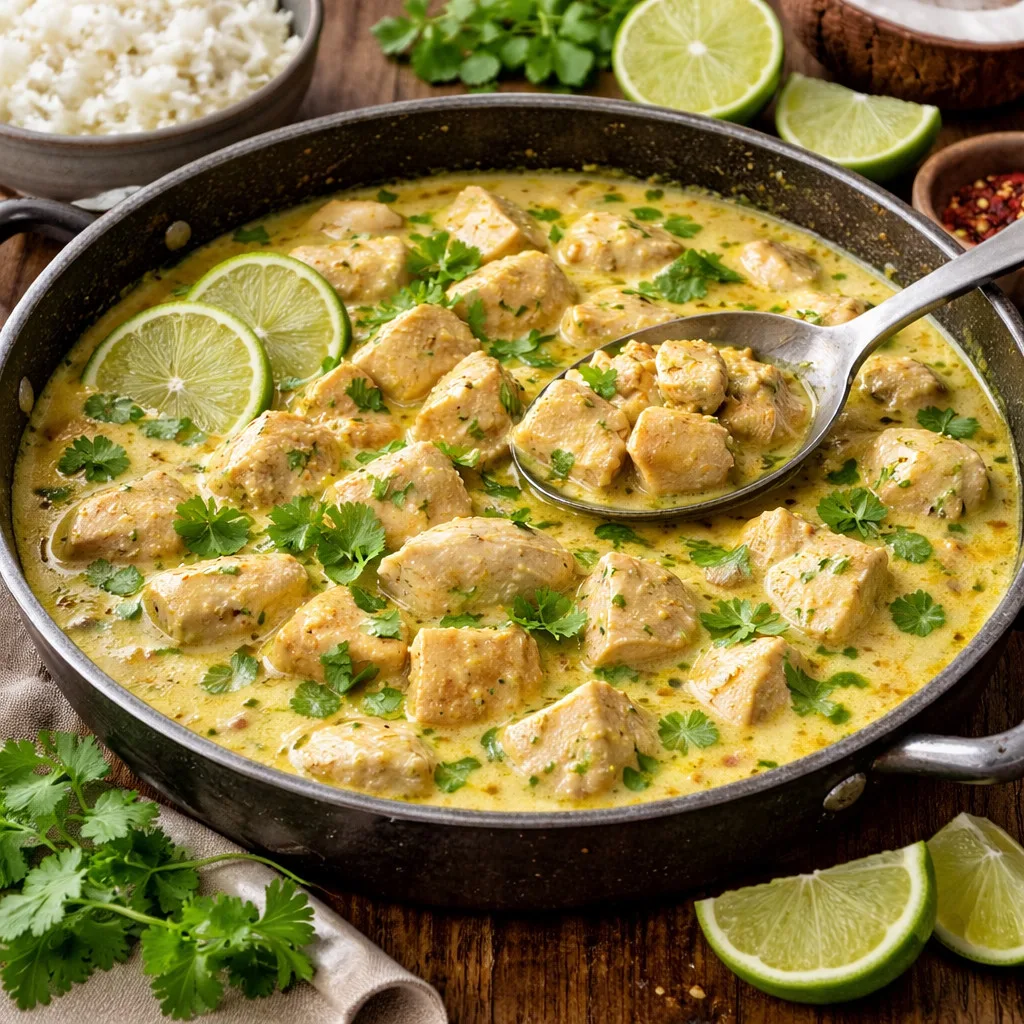 poulet coco–citron vert